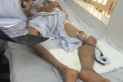 Một bệnh nhân mắc bệnh Whitmore đã được điều trị thành công tại Bệnh viện Bạch Mai. (Ảnh: PV/Vietnam+)