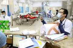 Bộ Y tế yêu cầu Trực cấp cứu 24/24 giờ tại vùng ảnh hưởng của bão số 1. (Ảnh: TTXVN/Vietnam+)