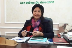 Chị Vũ Thị Thuận - Chủ tịch Hội đồng quản trị Công ty Cổ phần Traphaco. (Ảnh: PV/Vietnam+)