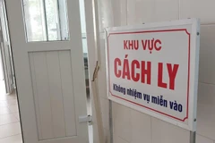 Khu vực cách ly bệnh truyền nhiễm tại một cơ sở y tế. (Ảnh: T.G/Vietnam+)