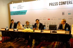 Phó giáo sư Lương Ngọc Khuê tại hội nghị. (Ảnh: PV/Vietnam+)