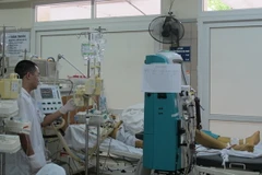 Bệnh nhân đang được điều trị tại Bệnh viện Bạch Mai. (Ảnh: PV/Vietnam+)