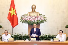 Thủ tướng Nguyễn Xuân Phúc phát biểu. (Ảnh: Thống Nhất/ TTXVN)