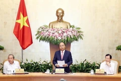 Thủ tướng Nguyễn Xuân Phúc phát biểu. (Ảnh: Thống Nhất/ TTXVN)