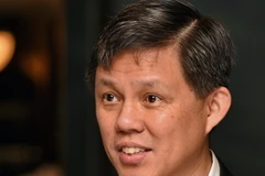 Bộ trưởng Thương mại và Công nghiệp Singapore Chan Chun Sing. (Ảnh: AFP/TTXVN)