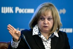 Chủ tịch CEC Ella Pamfilova. (Ảnh: AFP/TTXVN)