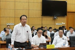 Chánh Văn phòng Bộ Công Thương Trần Hữu Linh tại buổi làm việc. (Nguồn: moit.gov)