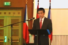 Đại sứ Việt Nam tại Cộng hòa Séc Hồ Minh Tuấn. (Ảnh: Trần Quang Vinh/TTXVN)