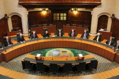 Toàn cảnh một phiên họp của Tòa án tối cao Anh tại London. (Ảnh: AP/TTXVN)