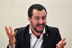 Bộ trưởng Nội vụ Italy Matteo Salvini. (Ảnh: AFP/TTXVN)
