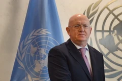 Đại diện thường trực của Nga tại Liên hợp quốc Vasily Nebenzia. (Ảnh: AFP/TTXVN)