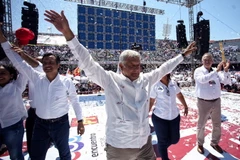 Ứng cử viên cánh tả Andres Manuel Lopez Obrador. (Ảnh: EPA/TTXVN)