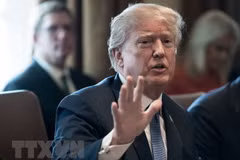 Tổng thống Mỹ Donald Trump. (Ảnh: AFP/TTXVN)