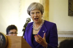 Thủ tướng Anh Theresa May. (Ảnh: AFP/TTXVN)