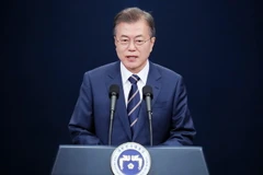 Tổng thống Hàn Quốc Moon Jae-in. (Ảnh: THX/TTXVN)