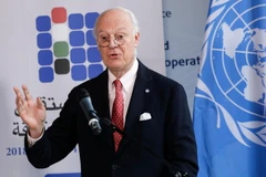 Đặc phái viên Liên hợp quốc tại Syria, ông Staffan De Mistura. (Ảnh: AFP/TTXVN)