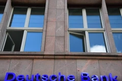 Ngân hàng Deutsche tại Berlin, Đức. (Ảnh: AFP/TTXVN)
