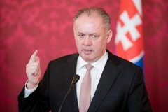 Tổng thống Slovakia Andrej Kiska. (Ảnh: AFP/TTXVN)