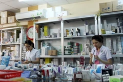 Nhà thuốc GPP tại bệnh viện quận 2, Thành phố Hồ Chí Minh. (Ảnh: Phương Vy/TTXVN)