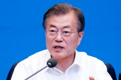 Tổng thống Hàn Quốc Moon Jae-in. (Ảnh: Yonhap/TTXVN)