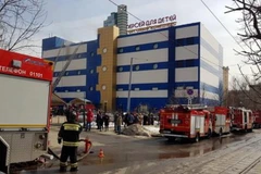 Tổ hợp thương mại Perseus for Children, nơi xảy ra vụ cháy. (Nguồn: themoscowtimes)