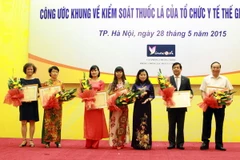 Hội nghị đánh giá 10 năm thực hiện Công ước khung về kiểm soát thuốc lá của WHO tại Việt Nam. (Ảnh: Dương Ngọc/TTXVN)