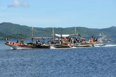 Tàu cá của ngư dân Philppines. (Nguồn: VOA)