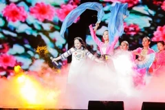 Hoài Ngọc - đại diện của đội Soobin Hoàng Sơn tại đêm chung kết. (Ảnh: BTC)