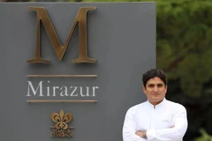 Bếp trưởng Mauro Colagreco của nhà hàng Mirazur. (Nguồn: AFP)