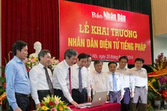 Chính thức khai trương Báo Nhân Dân điện tử tiếng Pháp 