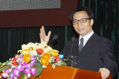 Phó Thủ tướng Vũ Đức Đam tại Hội nghị. (Ảnh: Thanh Tùng/TTXVN)