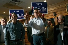 Ưng cử viên tiềm tàng nhất của đảng Cộng hòa, cựu Thống đốc bang Massachussetts Mitt Romney. (Ảnh: Getty)