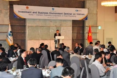 Hội thảo xúc tiến đầu tư về chế biến thực phẩm tại Hàn Quốc