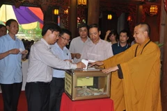Phật tử Bạc Liêu ủng hộ chiến sỹ Hoàng Sa, Trường Sa