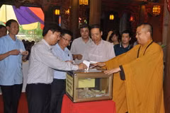 Phật tử Bạc Liêu ủng hộ chiến sỹ Hoàng Sa, Trường Sa