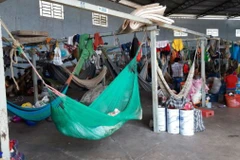 Chỗ ở của người di cư từ Venezuela. (Nguồn: france24.com)