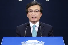 Người phát ngôn Nhà Xanh Kim Eui-kyeom. (Nguồn: EPA-EFE/TTXVN) 