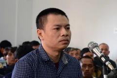 Bị cáo Đặng Văn Hiến bị tuyên án 'tử hình' về tội giết người. (Ảnh: Hưng Thịnh/TTXVN)