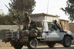 Binh sỹ Mỹ ở Syria. (Nguồn: Reuters)