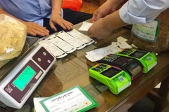 Tam thất dạng bột với tổng trọng lượng là 1,9kg, được cửa hàng báo giá cho khách hơn 73 triệu đồng. (Ảnh: Trung Nguyên/TTXVN)