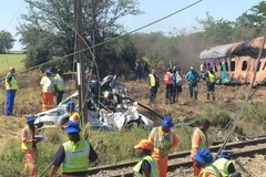 Hiện trường vụ tai nạn tàu hỏa xảy ra tại Nam Phi cách đây vài ngày. (Nguồn: EWN)