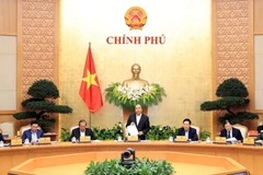 Thủ tướng Nguyễn Xuân Phúc chủ trì Phiên họp Chính phủ thường kỳ tháng 2 năm 2018. (Nguồn: TTXVN)