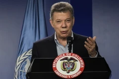 Tổng thống Colombia Juan Manuel Santos. (Nguồn: AFP/TTXVN)