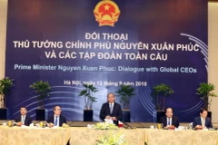 Thủ tướng Nguyễn Xuân Phúc phát biểu tại buổi làm việc. (Ảnh: Thống Nhất/TTXVN)