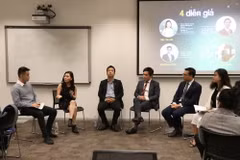 Chương trình tọa đàm 'The Inspiration - Niềm cảm hứng' do Tổng hội sinh viên Việt Nam tại bang New South Wales (UAVS) tổ chức tại Sydney . (Ảnh: Diệu Linh/Vietnam+)