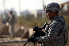 Binh sỹ Mỹ ở Iraq. (Nguồn: AFP)