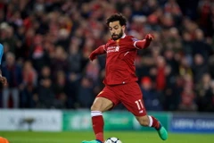 Cầu thủ Mohamed Salah trong trận đấu giữa CLB Liverpool và Manchester City trong khuôn khổ giải UEFA Champions League diễn ra tại Manchester, Anh ngày 10/4. (Nguồn: THX/TTXVN)