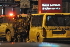 Lực lượng an ninh tuần tra tại Tunis, Tunisia ngày 11/1. (Nguồn: THX/TTXVN)