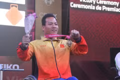 Vận động viên khuyết tật Lê Văn Công. (Nguồn: Vietnam+)