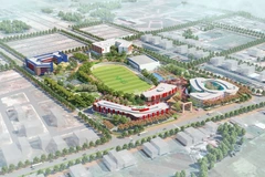 Tổng quan dự án Thành phố giáo dục quốc tế IEC Quảng Ngãi. (Nguồn: Vietnam+)